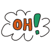 Oh Element from Fun Stickers Set