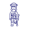 Disable Soldier 4 Illustration from UX Line Set