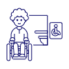 Disable Toilet 1 illustration - Free transparent PNG, SVG. No sign up needed.
