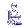 Wheelchair 1 illustration - Free transparent PNG, SVG. No sign up needed.