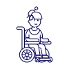 Wheelchair 4 illustration - Free transparent PNG, SVG. No sign up needed.