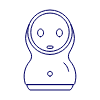 Lg Hub Robot Illustration from UX Line Set