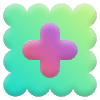 Motif Abstract Shape 9 Element from Test Gradient Elements Set