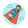 Superman Day 6 Illustration from UX Colors Set