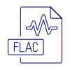 File Sound Flac Illustration from UX Line Set