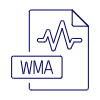 File Sound Wma Illustration from UX Line Set