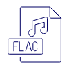 Format File Flac Illustration from UX Line Set