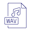 Format File Wav Illustration from UX Line Set