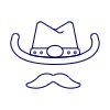 Cowboy Illustration from UX Line Set