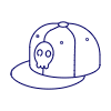 Hiphop Cap 1 Illustration from UX Line Set