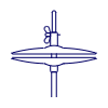 Instruments Cymbal Illustration from UX Line Set