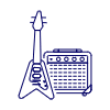 Instruments Guitar Amplifier Illustration from UX Line Set