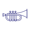 Instruments Trumpet Illustration from UX Line Set