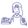 Artist Equalizer 1 Illustration from UX Line Set