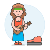 Guitarist Street 2 Illustration from UX Colors Set