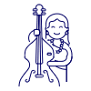 Musicians Orchestra 2 Illustration from UX Line Set