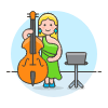 Musicians Orchestra Full 2 Illustration from UX Colors Set