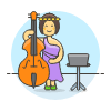Musicians Orchestra Full 6 Illustration from UX Colors Set