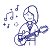 Singer Rocker 4 Illustration from UX Line Set