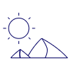 Moutain And Sun illustration - Free transparent PNG, SVG. No sign up needed.