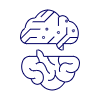 Ai Brain Communicate illustration - Free transparent PNG, SVG. No sign up needed.