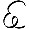 Abstract Curvy Line Element from Beveled Scribbles Set