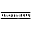 Abstract Lines Element from Beveled Scribbles Set