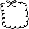 Cute Swirl Rectangle Doodle Element from Beveled Scribbles Set
