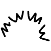 Lines Wavy Line Element from Variable Scribbles Set