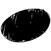 Oval Shape Mark Doodle 1 Element from Beveled Scribbles Set