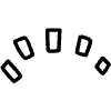 Poping Effect Rectangle Line Element from Variable Scribbles Set