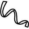Ribbon Swirl Line 1 Element from Variable Scribbles Set