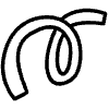 Ribbon Swirl Line 2 Element from Variable Scribbles Set