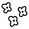 Small Flowers Line Element from Variable Scribbles Set