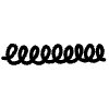 Spiral Doodle Line 1 Element from Variable Scribbles Set