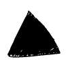Triangle Shape Mark Doodle Element from Beveled Scribbles Set