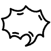 Comic Speech Bubble Line 1 Element from Variable Scribbles Set