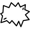 Comic Speech Bubble Line 5 Element from Variable Scribbles Set