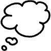 Thinking Bubble Line 1 Element from Variable Scribbles Set