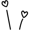 Hearts Highlight Line 1 Element from Variable Scribbles Set
