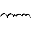 Highlight Line Underline Doodle 35 Element from Beveled Scribbles Set
