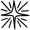 Star Sparkle Shine Line 1 Element from Variable Scribbles Set