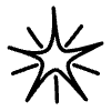 Star Sparkle Shine Line 2 Element from Variable Scribbles Set