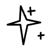 Star Sparkle Shine Line 3 Element from Variable Scribbles Set