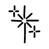 Star Sparkle Shine Line 6 Element from Variable Scribbles Set