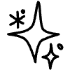 Star Sparkle Shine Line 7 Element from Variable Scribbles Set
