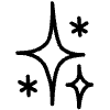 Star Sparkle Shine Line 8 Element from Variable Scribbles Set