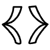 Bracket Line Doodle Element from Variable Scribbles Set