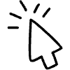 Cursor Arrow Click Line 2 Element from Variable Scribbles Set
