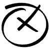 Denied Cross Wrong Circle Doodle Element from Beveled Scribbles Set